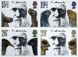 66124 MNH GRAN BRETAÑA 1982 CENTENARIO DE LA MUERTE DE CHARLES DARWIN - Fossili