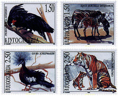 67356 MNH YUGOSLAVIA 1996 60 ANIVERSARIO DEL ZOO DE BELGRADO - Usados