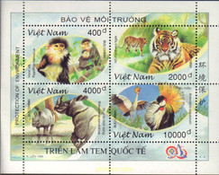 598062 MNH VIETNAM 1996 TAIPEI 96. EXPOSICION FILATELICA INTERNACIONAL - Chimpanzees