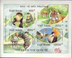 598063 MNH VIETNAM 1996 TAIPEI 96. EXPOSICION FILATELICA INTERNACIONAL - Chimpansees