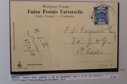 1918 Jerusalem Kaiserin EEF 5M  AK CPA LEVANT Cover Israel FDP Fieldpost Army Post Office SZ 44 Stiftung Auf Dem Ölberg - Palestine