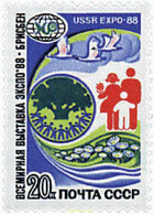 63523 MNH UNION SOVIETICA 1988 EXPOSICION MUNDIAL EN BRISBANE - Collezioni