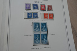 France Variété Charnière TP Pétain Ave Variétés Différentes Impression Défectueuses... 4 TP 2 Paires 1 Bloc De 4 - Unused Stamps