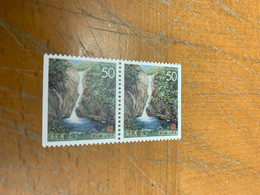 Japan Stamp MNH Booklet Pair  Waterfall - Nuevos