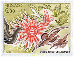 35475 MNH MONACO 1980 CRUZ ROJA MONEGASCA - Other & Unclassified