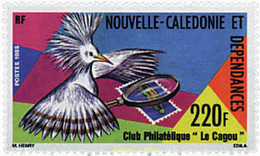 44514 MNH NUEVA CALEDONIA 1985 CLUB FILATELICO - Gebruikt