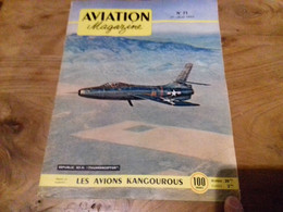 40/ AVIATION MAGAZINE N° 71 1953 REPUBLIC XF 91 THUNDERCEPTOR / LES AVIONS KANGOUROUS - Aviazione