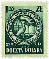 666618 MNH POLONIA 1953 3 CONGRESO DE ESTUDIANTES EN VARSOVIA - Ohne Zuordnung