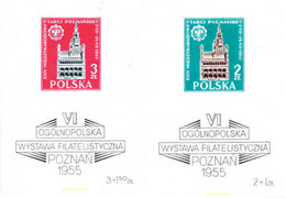 61556 MNH POLONIA 1955 6 EXPOSICION FILATELICA NACIONAL DE POZNAN - Unclassified