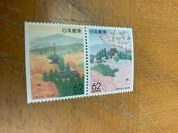 Japan Stamp MNH Booklet Pair Spring Temple - Ongebruikt