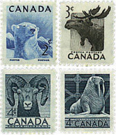 251791 HINGED CANADA 1953 SEMANA DE LA PRESERVACION DE LA FAUNA SALVAJE - 1952-1960