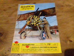 40/ AVIATION MAGAZINE N°155 1955   I 323 KM HEURE RECORD DU MONDE LE CHASSEUR DE 10 TONNES F 100 SUPER SABRE - Aviation