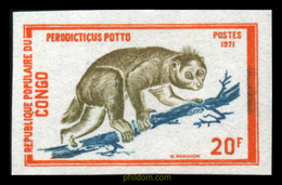 215875 MNH CONGO 1972 FAUNA SALVAJE - Chimpanzés