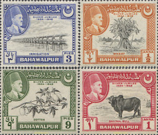 231034 HINGED BAHAWALPUR 1949 25 ANIVERSARIO DEL SOBERANO - Bahawalpur