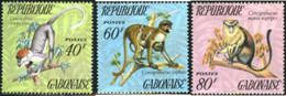72902 MNH GABON 1974 MONOS - Chimpanzés