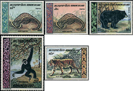 28661 MNH LAOS 1969 FAUNA - Chimpancés