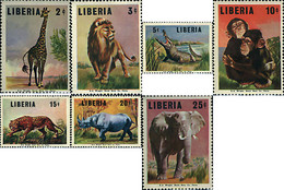 54147 MNH LIBERIA 1966 FAUNA - Scimpanzé