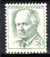 Tchécoslovaquie 1970 Mi 1920 (Yv 1637), Varieté, Position 56/1, Obliteré - Plaatfouten En Curiosa