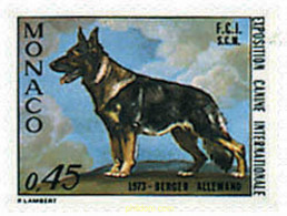 51011 MNH MONACO 1973 EXPOSICION CANINA INTERNACIONAL - Autres & Non Classés