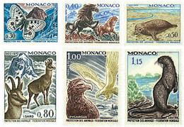 78114 MNH MONACO 1970 20 ANIVERSARIO DE LA FEDERACION MUNDIAL DE PROTECCION ANIMAL - Autres & Non Classés