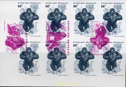 221448 MNH RUANDA 1970 GORILAS - 1970-1979