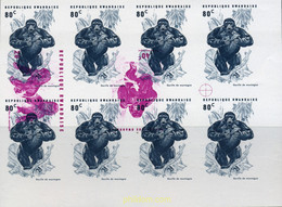 221455 MNH RUANDA 1970 GORILAS - 1970-1979