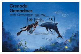 37596 MNH GRANADA GRANADINAS 1983 AÑO MUNDIAL DE LAS COMUNICACIONES - Duiken