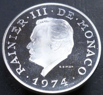 Monaco - 100 Francs 1974 -25° Anniversario Del Regno - X# M3 - 1960-2001 Nouveaux Francs