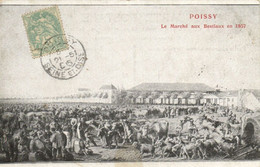 CPA POISSY-Le Marché Aux Bestiaux En 1857 (260386) - Poissy