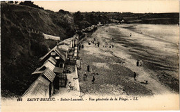 CPA St-BRIEUC-St Laurent-Vue Générale De La Plage (231357) - Plérin / Saint-Laurent-de-la-Mer