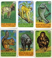 14954 MNH COSTA DE MARFIL 1979 FAUNA EN PELIGRO DE EXTINCION - Chimpansees