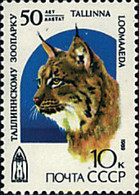 63528 MNH UNION SOVIETICA 1989 50 ANIVERSARIO DEL ZOO DE TALLIN - Collezioni