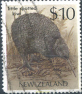 321117 USED NUEVA ZELANDA 1989 AVES. KIWI - Errors, Freaks & Oddities (EFO)