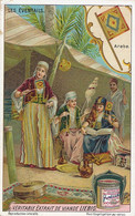 Chromo Litho The Arabic Fan Under The Bedouin Tent Elegant Girls In Traditional Costume Eventail Arabe - Emirats Arabes Unis