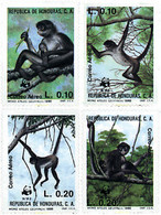 74085 MNH HONDURAS 1990 MONO ARAÑA - Chimpanzees