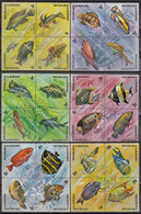 BURUNDI 1034-1057,used,fishes - Gebraucht