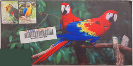 India 2018 Beautiful Designer Private Envelopes Bearing Exotic Birds Issue Stamps / Parrots On Stamp, ​​​​​​​Registered - Other & Unclassified