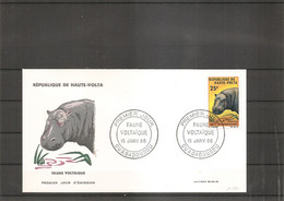 Haute-Volta -Hippopotame ( FDC De 1966 à Voir) - Haute-Volta (1958-1984)