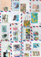 ] 42 Enveloppes Circulées 42 Circulated Covers Japon Japan - Alla Rinfusa (max 999 Francobolli)