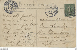 MONACO - TaD " Principaute De Monaco - Monte Carlo " 1904 + " Monaco " + "  Paris - Rue Cambon " CP De Paris A Monaco - Briefe U. Dokumente