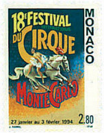 32965 MNH MONACO 1994 18 FESTIVAL INTERNACIONAL DE CIRCO - Sonstige & Ohne Zuordnung