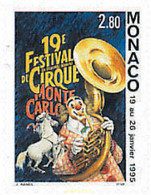 32968 MNH MONACO 1995 19 FESTIVAL INTERNACIONAL DEL CIRCO DE MONTECARLO - Andere & Zonder Classificatie