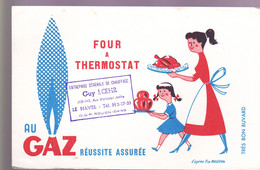 BUVARD - FOUR A THERMOSTAT - AU GAZ - Electricity & Gas