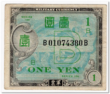 JAPAN,1 YEN,1955,P.67b,F-VF,RARE - Japon