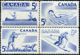 5939 MNH CANADA 1957 DEPORTES AL AIRE LIBRE - 1952-1960