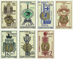 63658 MNH CHECOSLOVAQUIA 1965 MEDALLISTAS OLIMPICOS CHECOSLOVACOS - Sommer 1900: Paris