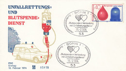FDC GERMANY Bundes 797 - Primeros Auxilios