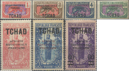 659684 HINGED CHAD 1924 SERIE BASICA - Used Stamps