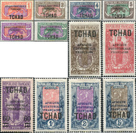 673503 HINGED CHAD 1924 SERIE BASICA - Used Stamps