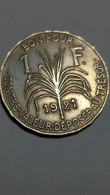 GUADELOUPE - 1 FRANC 1921 RARA - Guadalupa E Martinica